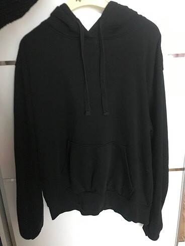 h&m siyah sweatshirt