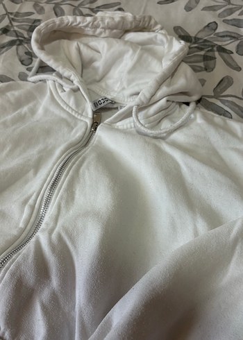 H&M Kapüşonlu Fermuarlı Sweatshirt