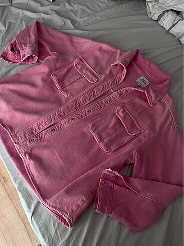 zara pembe kot ceket