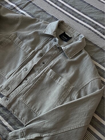 pullandbear crop ceket