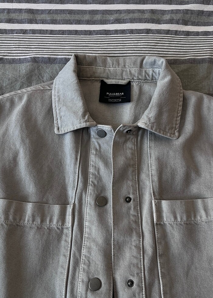 pullandbear crop ceket - Görsel 3