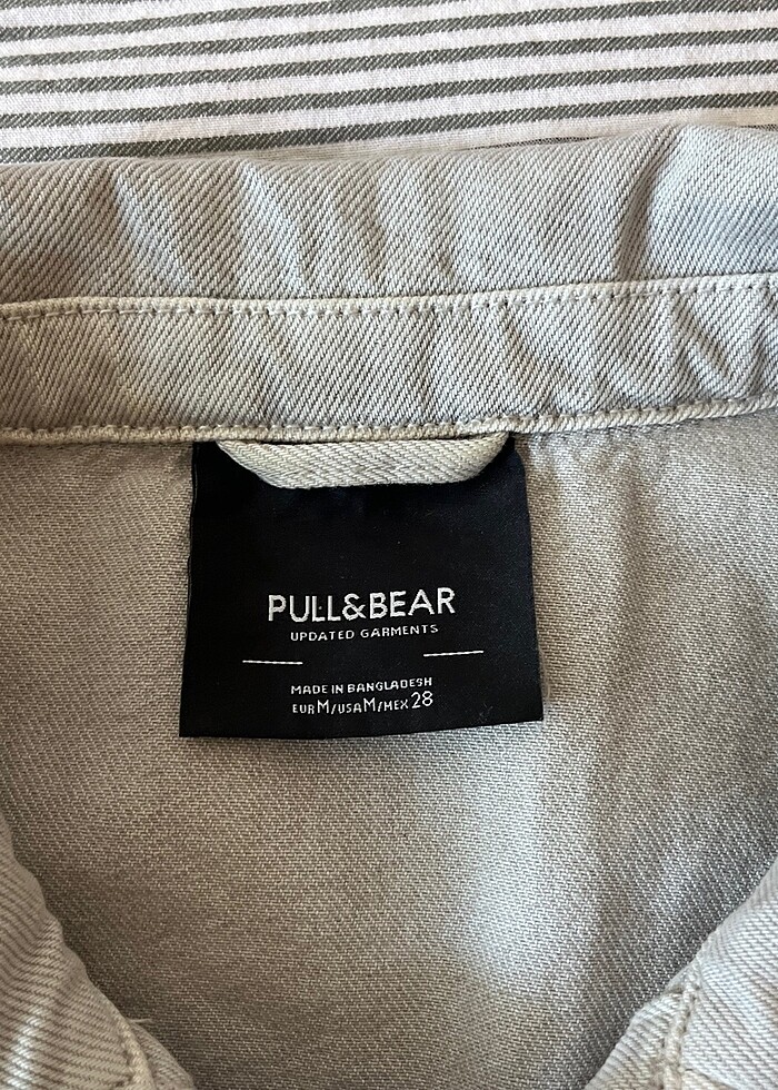 pullandbear crop ceket - Görsel 5