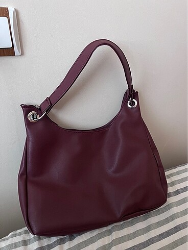 bordo çanta