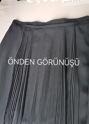 l Beden Şifon siyah etek