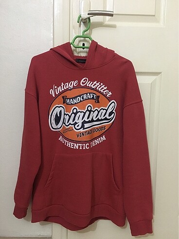 Sweatshirt oversize kapüşonlu
