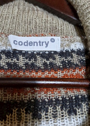 Desenli Bohem Triko Hırka - Görsel 3