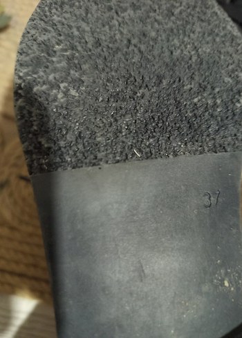 Siyah Deri Gotik Kadın Botu - Görsel 5