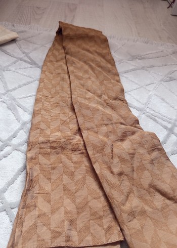 Bej Pileli Kadın Şal - Görsel 4