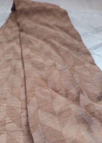 Bej Pileli Kadın Şal - Görsel 2