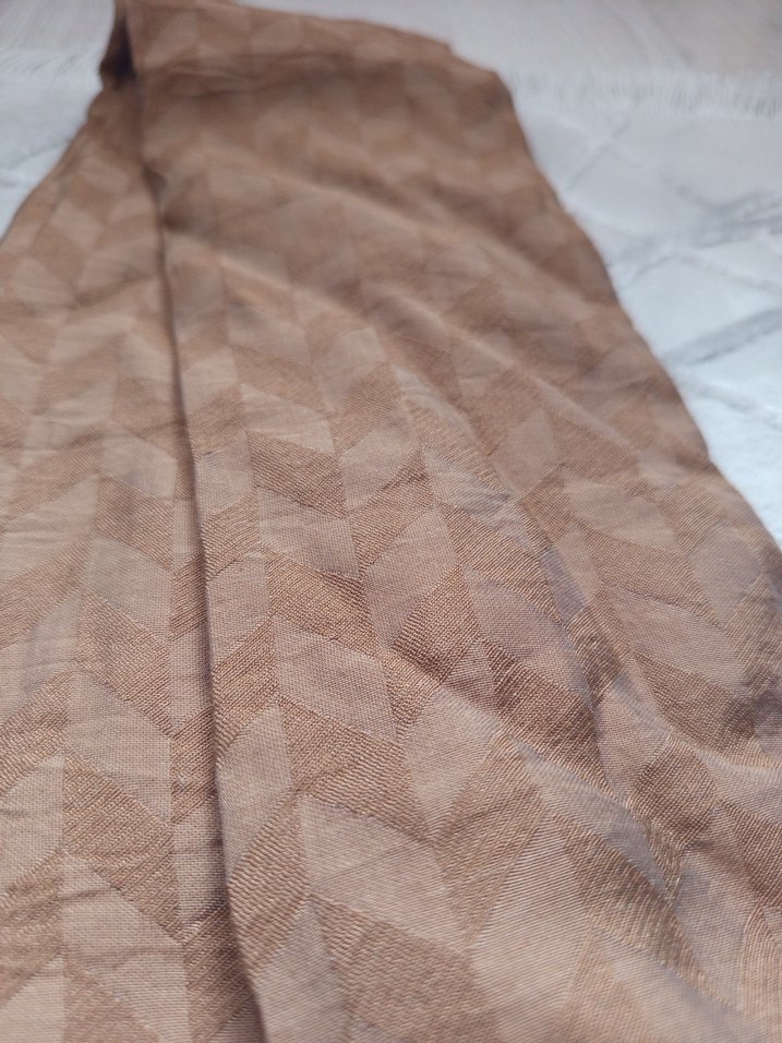 Bej Pileli Kadın Şal - Görsel 2