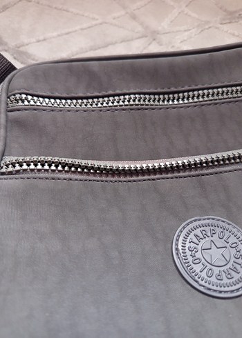 Gri Fermuarlı Kadın Çapraz Çanta - Görsel 2