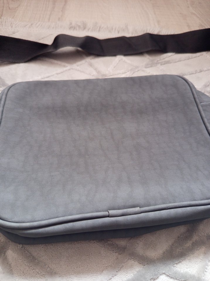 Gri Fermuarlı Kadın Çapraz Çanta - Görsel 3