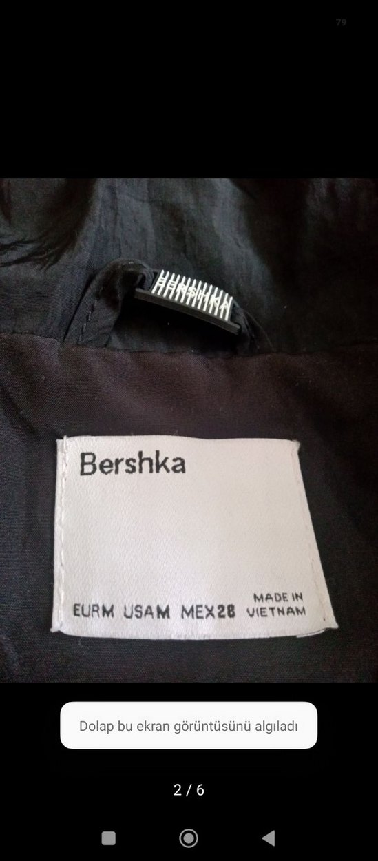 Siyah Kapüşonlu Siyah Ceket - Görsel 2