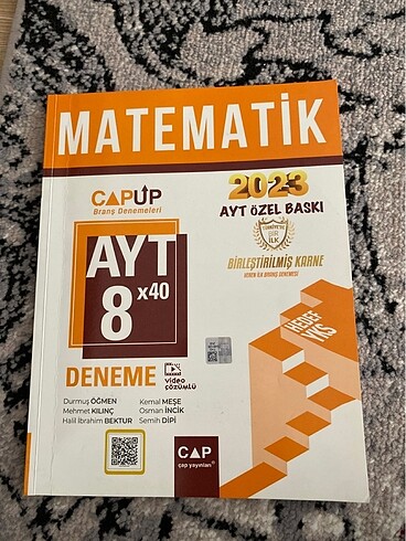 Ayt matematik denemesi çap Yayınları