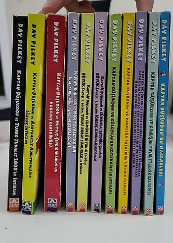 Dav Pilkey Kaptan Düşükdon Seti 11 Kitap