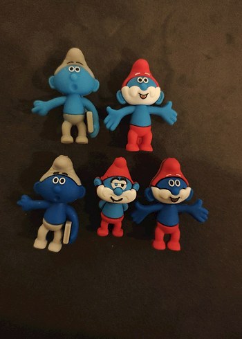 Renkli Mavi Şirinler Figürleri-SMURF