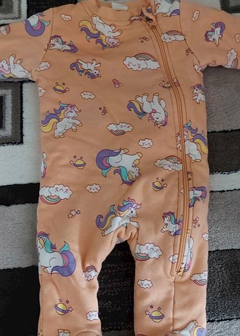 Civil Unicorn Baskılı Kız Bebek Tulum