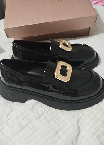 Marjin loafer şık 