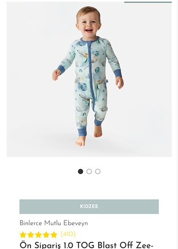 Kidzee marka uyku tulumu