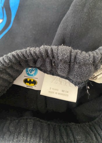 9-12 Ay Beden Zara marka Batman Baskılı Eşofman Altı