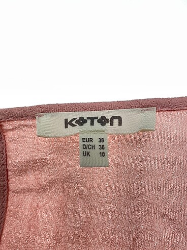 38 Beden pembe Renk Koton Bluz %70 İndirimli.
