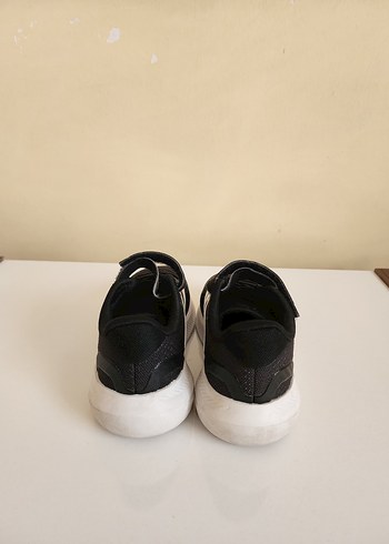 Erkek Çocuk Siyah Cırtlı Spor Ayakkabı - Görsel 3