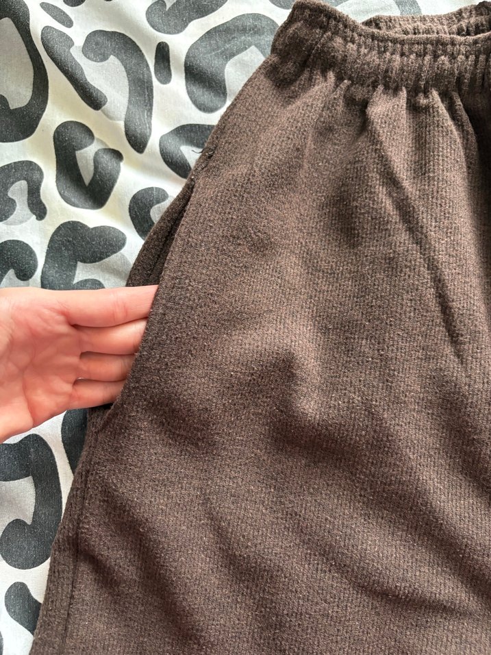 Kadın Kahverengi Rahat Sweatpant - Görsel 2