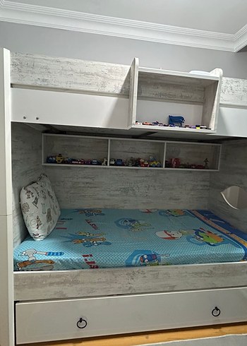 YAVRULU RANZA ÇEKMECELİ&KİTAPLIKLI - Görsel 2