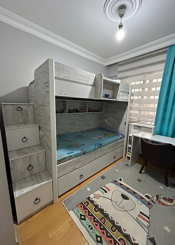 YAVRULU RANZA ÇEKMECELİ&KİTAPLIKLI - Görsel 3