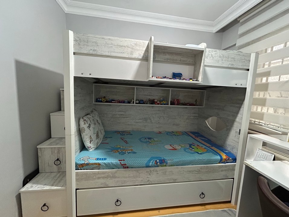 YAVRULU RANZA ÇEKMECELİ&KİTAPLIKLI - Görsel 2