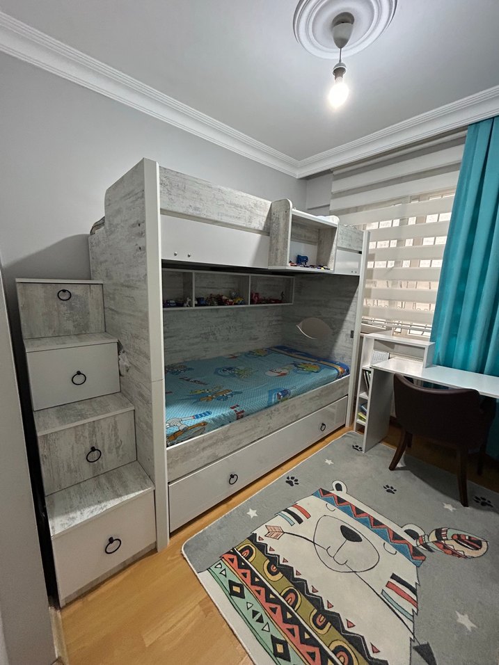 YAVRULU RANZA ÇEKMECELİ&KİTAPLIKLI - Görsel 3