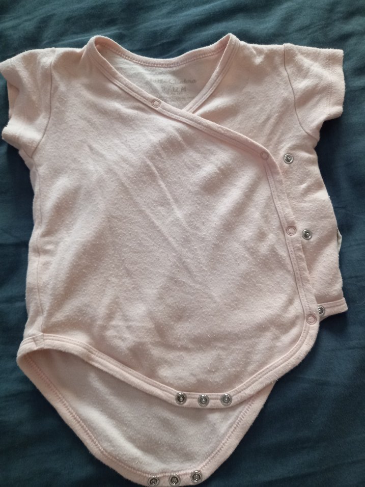 Kız Bebek Kısa Kollu Çıtçıtlı Çıtçıtlı Body - Görsel 2