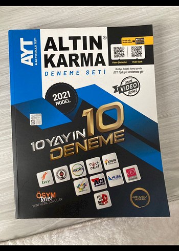 2021 Model Altın Karma AYT Deneme Seti