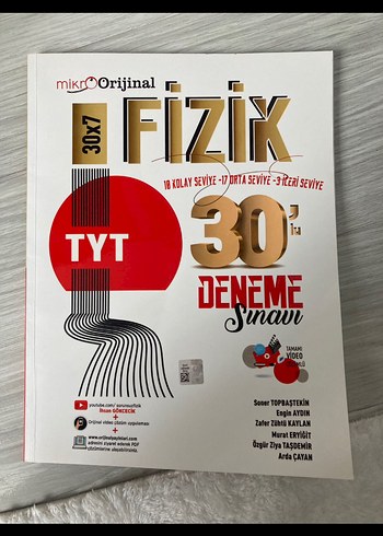 mikroorijinal TYT Fizik Deneme