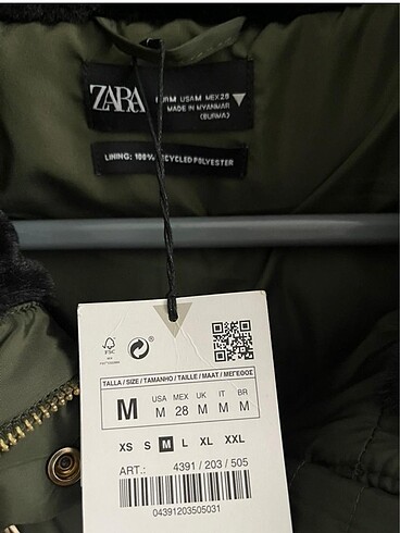 m Beden Zara mont