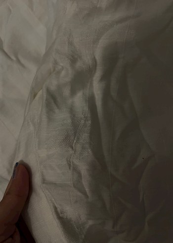 zara beyaz yazlık pantolon - Görsel 3