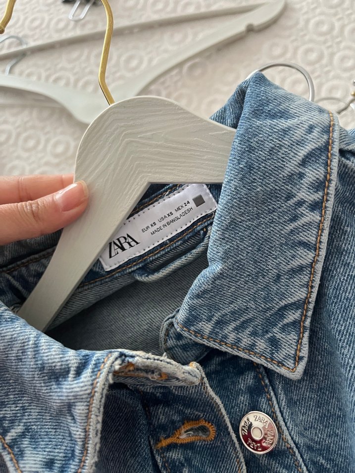 zara mini kot elbise - Görsel 3