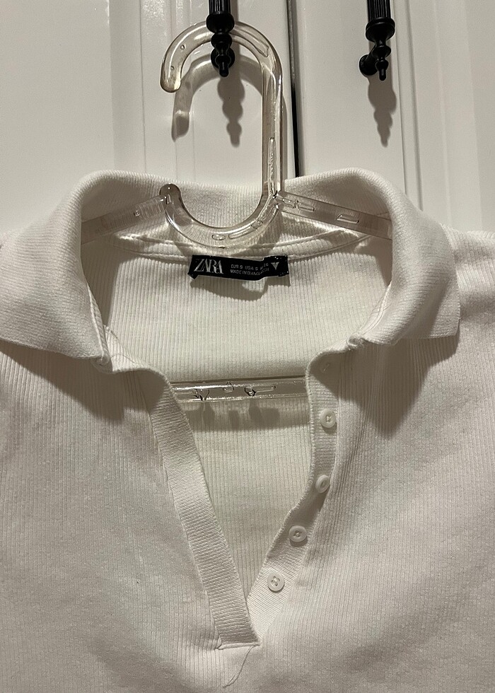 zara crop düğmeli - Görsel 2