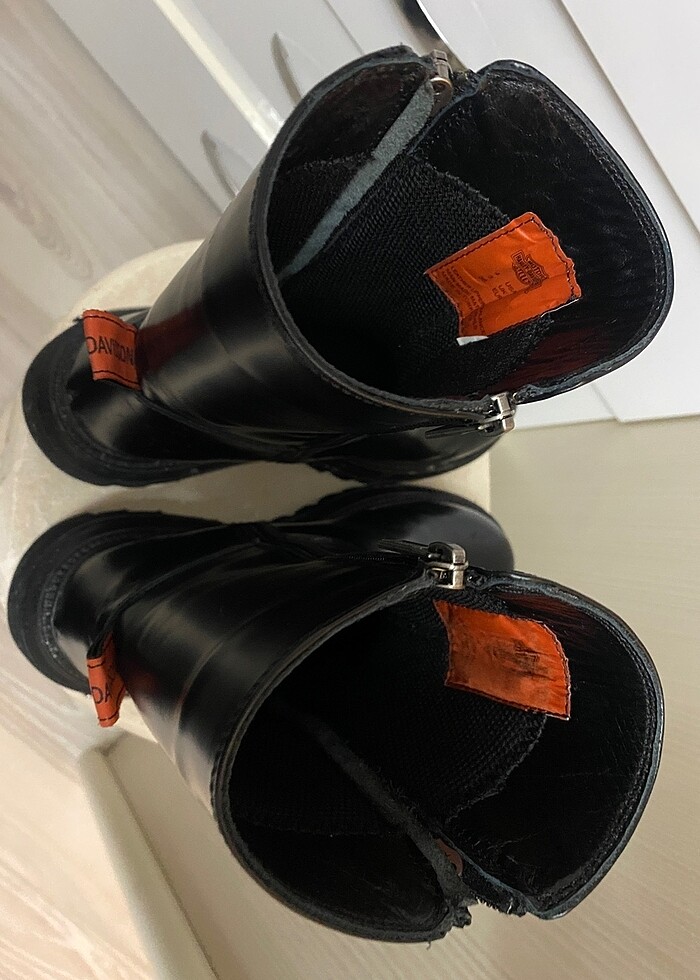 Orjinal Harley-Davidson River Kadın Siyah Deri Bot - Görsel 5