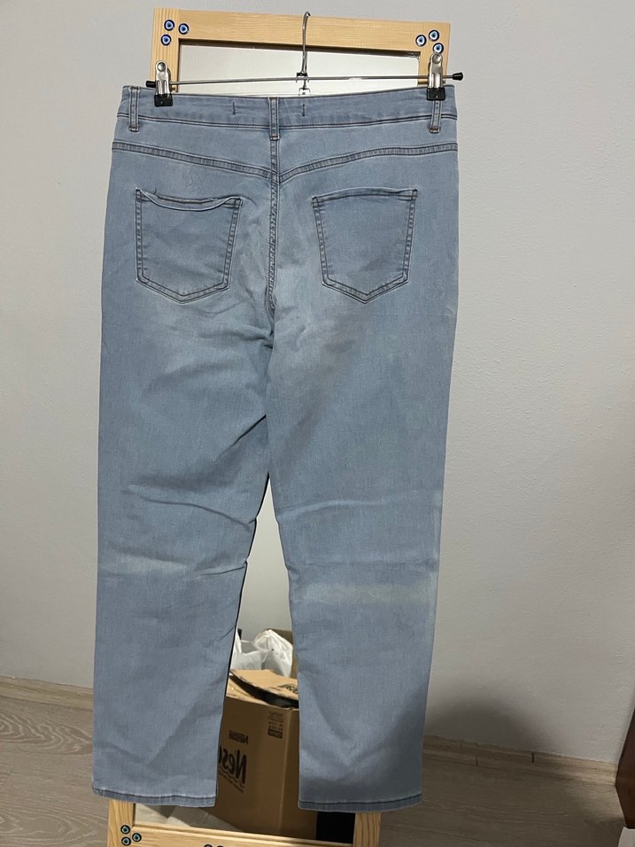 Kadın Denim Midi Pantolon - Görsel 2