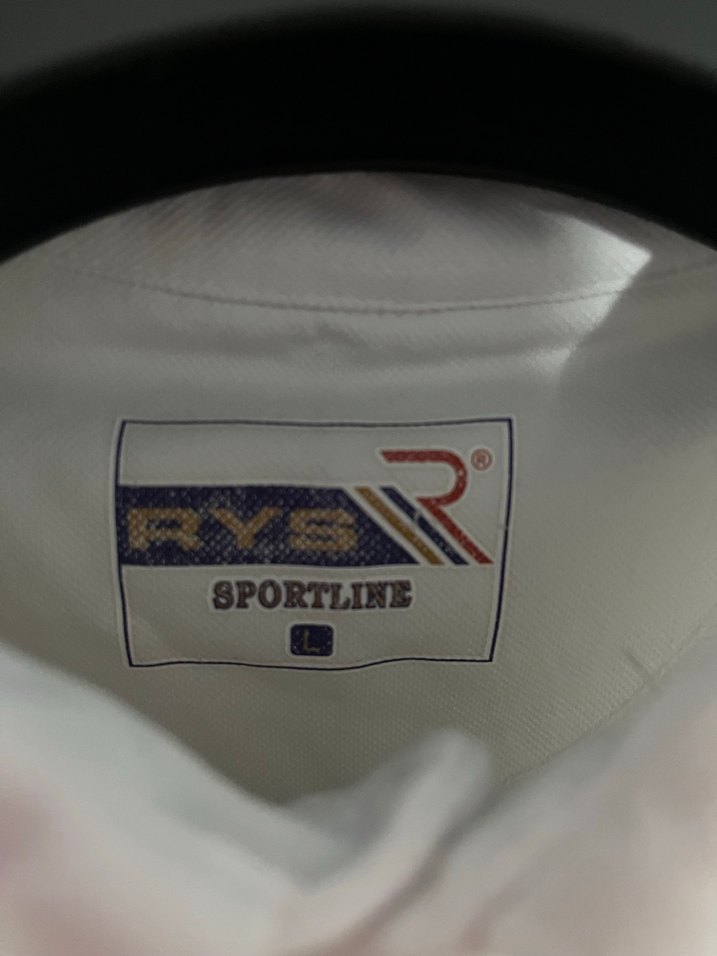 Düğmeli Beyaz Erkek Polo Tişört - Görsel 3