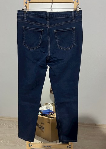 Kadın Lacivert Midi Kot Pantolon - Görsel 2