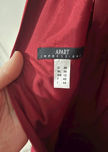 Apart marka Fuşya Drapeli Uzun Abiye Elbise - Görsel 4