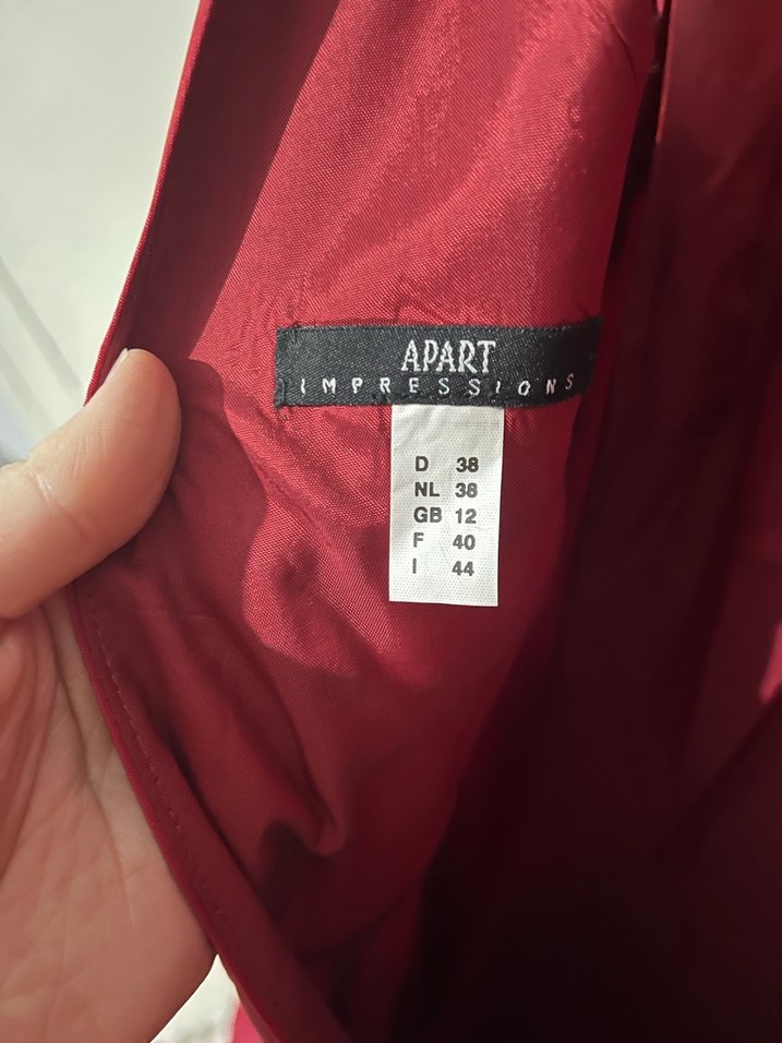 Apart marka Fuşya Drapeli Uzun Abiye Elbise - Görsel 4