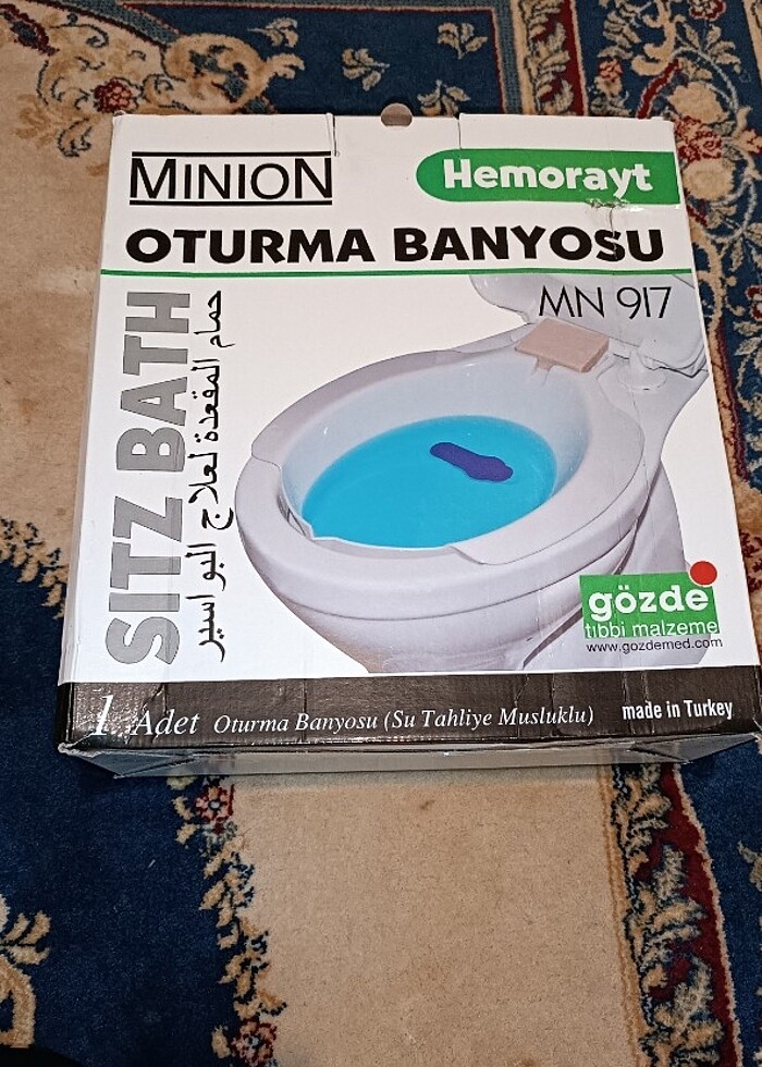 Minion oturma banyosu hemorayt - Görsel 2