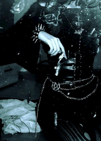 Punk Zincir Detaylı Gotik Bel Zinciri