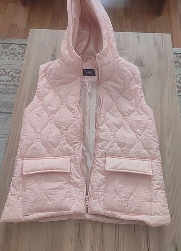 Pembe şişme yelek