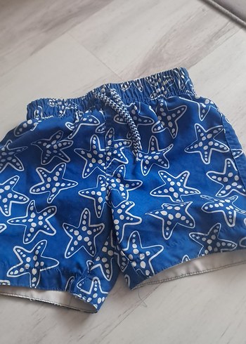 Erkek Çocuk Mavi Deniz Şortu