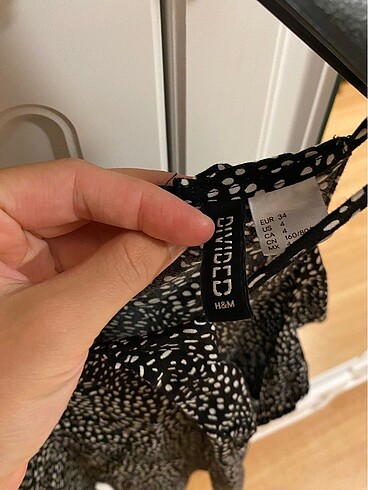 H&M Bluz siyah