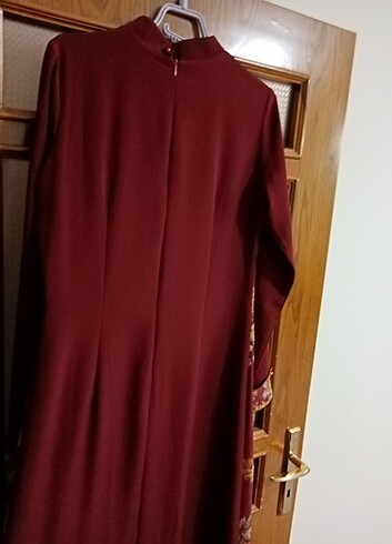 44 Beden bordo Renk Elbise